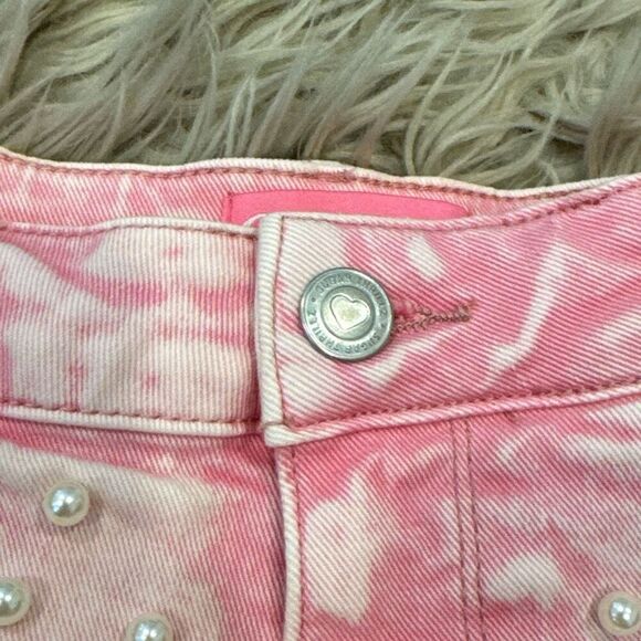 Sugar Thrillz Pink Pearl Embellished shorts size XS - Picture 3 of 6